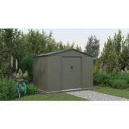 Abri de jardin en métal anticorrosion 5.29 m² de couleur verte - OOGarden Réf. : KJN-02747_1