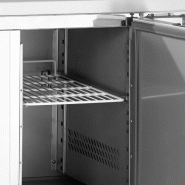 Comptoir pour saladette GS91 2 portes GN1/1 Inox TEFCOLD_1
