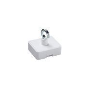 Pot magnétique avec crochet - Accessoire pour PLV - Rond ou rectangulaire - Agencement de magasin_1