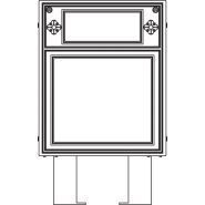 Poubelle publique Scilla - Neri - 2272 000 - 31L - acier zingué et aluminium_1