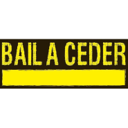 Affiche bail à céder 82x30 cm - Noir et Jaune - Papier_1