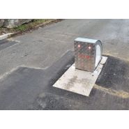 Borne anti-terroriste rétractable 1/4 de rond STOPOTO - PREFABAT - Protection anti-intrusion et contrôle des accès stratégiques_2