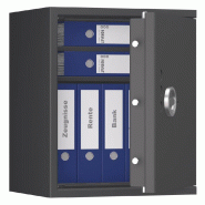Coffre-fort FORMAT Lyra 3 Classe I - Anti-effraction certifié EN 1143-1 - Serrure électronique La Gard ComboGard Pro / Gris clair RAL 7035_1