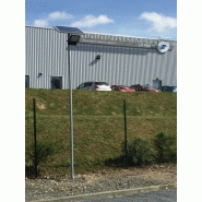 Lampadaire solaire urbain à LED en acier galvanisé de 4 m - 20 W - 1800 lumens - ARL-PB002-MG-1T - Détection crépusculaire et IP65_1