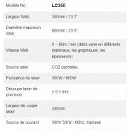Lc350 - découpeuse d’étiquettes - Golden Laser - vitesse web 0~80m/min - débit variable selon matériaux, graphiques et épaisseurs_1