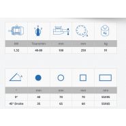 New 250 - tronçonneuse fraise scie manuelle - macc france - diamètre 70mm_1
