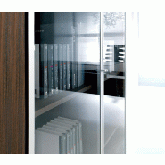 Armoire à portes vitrées Mito - MDD - Sycomore clair_2