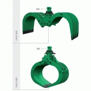 Pinces hydrauliques R44/1000 Rozzi - Pour pelles et chargeurs avec rotation hydraulique_1