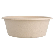 Bol bagasse naturelle 600cc Ø15,5x5,5cm - par 400_1