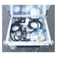 Cuve mobile ADR GNR Adblue® compartimentée 450L - Acier galvanisé double paroi avec équipement complet_1