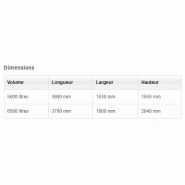 Cuves AdBlue en polyéthylène haute densité simple paroi - 5000L et 6500L - étanchéité 100% et traitement anti-UV_1