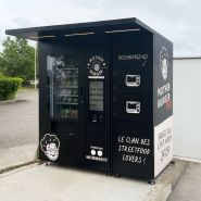 Distributeur automatique extérieur avec module de chauffe pour restaurant_2