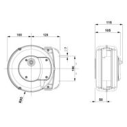 Enrouleur électrique à rappel automatique à ressort - Gamme PLT 100 - Faible encombrement, IP42, 3 conducteurs, jusqu?à 8 mètres_1