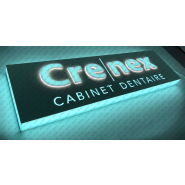 Enseigne ajouré en métal pour signalétique extérieure moderne et élégante_1