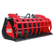 Godet pélican à dents soudées pour télescopique - 2.30 m - Structure robuste et acier Hardox_1