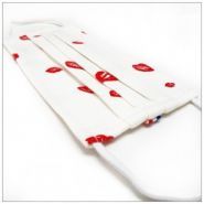 Masque 3 Plis Bisous - VDM - 100% coton Oeko-Tex - Lavable à 60 degrés - Barrette nasale incluse_2