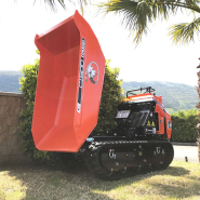 Minidumper ergonomique avec attache rapide et tableau de bord numérique