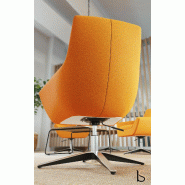 Siège d'accueil pivotant Storn - Mobel linea. - Beige_2