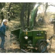 Broyeur de branches thermique essence ou diesel sur remorque, à couteaux - Capacité 17cm - SUPER-PAIN 600 | Fabrication française_2