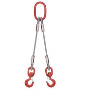 Elingue câble 2 brins 2 crochets à touret Référence 4735_1