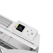 Radiateur chaleur douce connecté Seville horizontal 1500W Blanc - Thermor - 443882_1