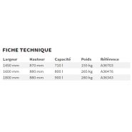 A36343 - Godet à matières légères - Avant Tecno - Capacité 900L - Grande capacité et intérieur lisse_1