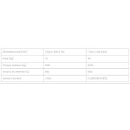 Bac polyéthylène maxi-rétention 880 à 1050 L - caillebotis acier plastifié - couleur jaune melon_1