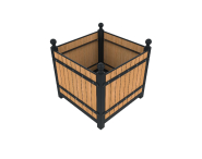 Jardinière Bac à Orangerie - Carrée EN HPL - Lali_1