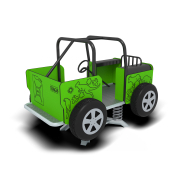 Jeu sur ressort Willy 6 places - réf 8000869 - Hags - Vert - Fondation à enterrer_1