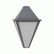 Luminaire d'éclairage public hugo / hid / 100 w / en acier