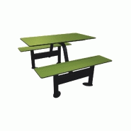 Restorap - Banc hauteur standard en fonte pour restaurants type snack_1