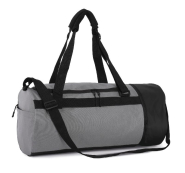 Sac de sport forme tube - Compartiment chaussures séparé - Polyester 600D - Réf: KI0630 - Marque Kimood_1
