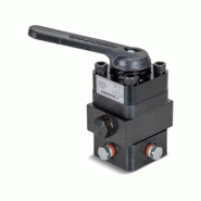 VC20L, Distributeurs Montés à Distance, Manuelle, 4-voies, 3-positions, Centre Fermé, avec blocage_1