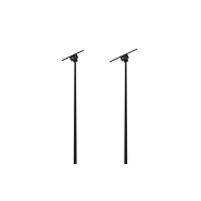 Lampadaire solaire Luzeko - design compact avec barrette LED orientable pour éclairage public - fabrication française - SOLAMAZ_1