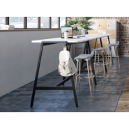 Table de réunion carrée ou rectangulaire - Alto Réunion - Buronomic - Modulable et électrifiable_1