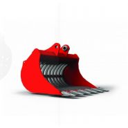 Godet squelette 600 mm pour minipelle 1.2 à 2.8 T - Uniter45 - MBI AR15 Fast Lock - Réf. U4518GSQ600EXAR15_1