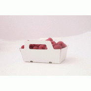 Barquettes en carton avec anses - capacité 250g - pour fruits rouges - résistantes et biodégradables_1