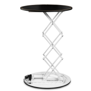 Comptoir Preston Ovale LED - Stand d'exposition avec éclairage intégré_1