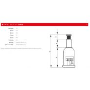 HBC-10 - Cric bouteille Sam Outillage - Capacité 10T - Robustesse et sécurité avec soupape de surcharge_1
