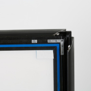 Panneau B2 (70x50 cm) à ressorts - Base lestable noire - Réf : 215327NR - Chevalet de rue Black-Line®_1