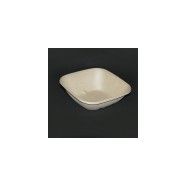 Saladiers carrés biseautés en pulpe biodégradable - Sabert - 750 ml - Base : 11 x 11 cm - Réf. NN03060004_1