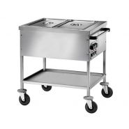 Twf1758td - Chariot bain-marie - GGM Gastro International GmbH - 2x GN 1/1 - Dimensions extérieures 840 x 650 x 850 mm_1
