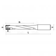 W173.160.R - Fraise à plaquette - Sistemi S.R.L. - diamètre 16 mm - pour serrures Z=2_1