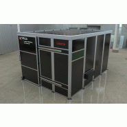 Cabine de soudage laser classe 4 - 3x3m avec porte coulissante_1