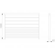 GC3100 - Barrières urbaines Urban'nt - Garde-corps en inox 304L avec montants en fer plat et main courante en tube_1