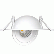 LEO Spot encastré blanc 8W, 690Lm, CCT 2700K/3000K/4000K, Orientable 90°, Rotatif 360° - S0150790D - SOLUM_1