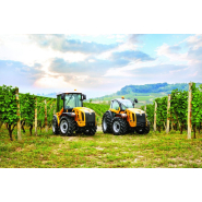 Tracteur agricole articulé et roues avant directrices de 75,3 et 98 cv pour cultures en lignes - pasquali orion duasteer_1