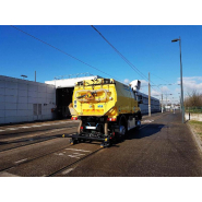 UNIMOG rail-route nettoyage Mercedes-Benz - haute pression et décapage premium pour rails tramway - CMAR_1