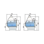 Vitrine réfrigérée horizontale positive personnalisable pour les professionnels de chr, traiteurs, boulangeries, pâtisseries et chocolateries -cved-9-r docriluc_1