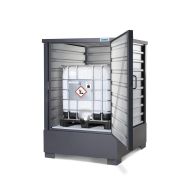 274679w - Box de stockage SolidMaxx C1.1 - pour fûts et cuves IBC/GRV avec bac de rétention monobloc_1